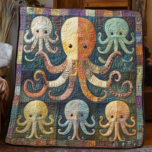 Heritage Octopus Quilt Blanket