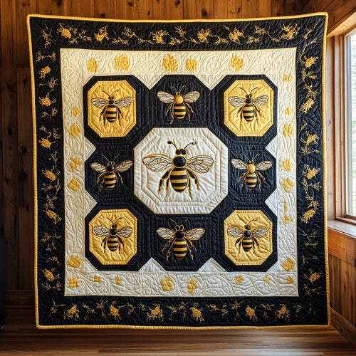 Hexa Hive Quilt Blanket