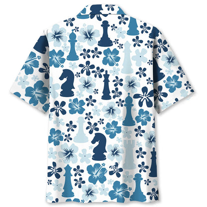 Hibiscus Chess Hawaiian Shirt