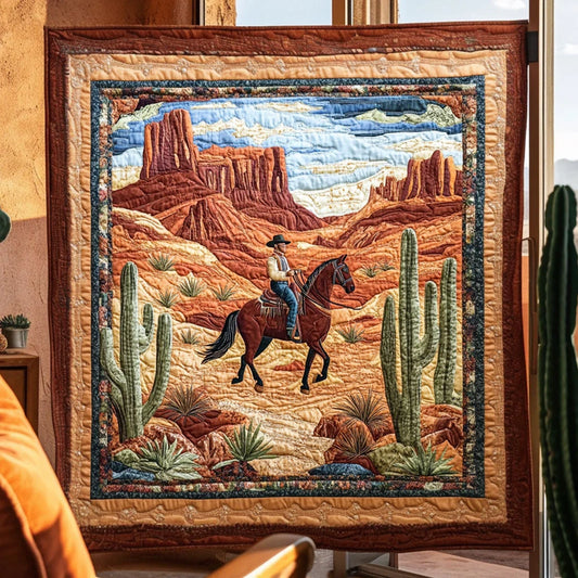 Highland Cowboy Quilt Blanket