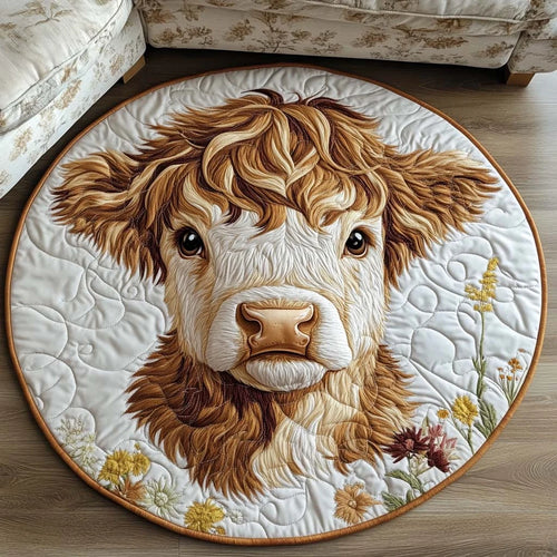 Highland Haven Quilted Round Mat