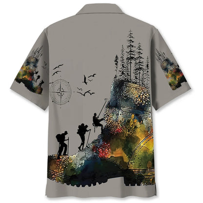 Hiking is my Retirement Plan Hawaiian Shirt