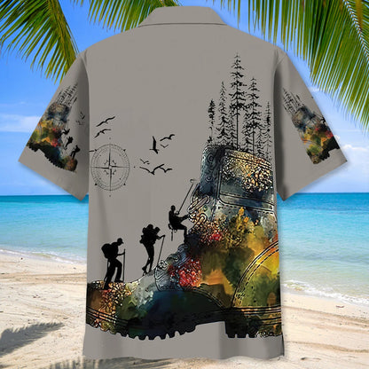 Hiking is my Retirement Plan Hawaiian Shirt