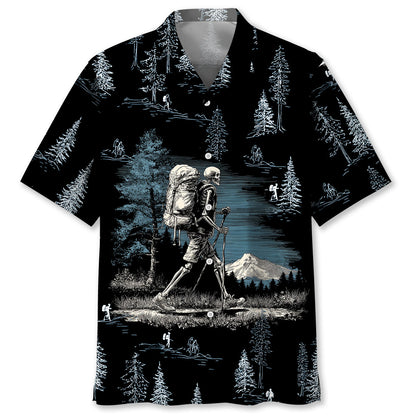 Hiking When Life Gives You Mountains Hawaiian Shir - S - hawaiian shirt