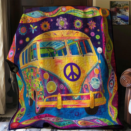 Hippie Track Quilt Blanket