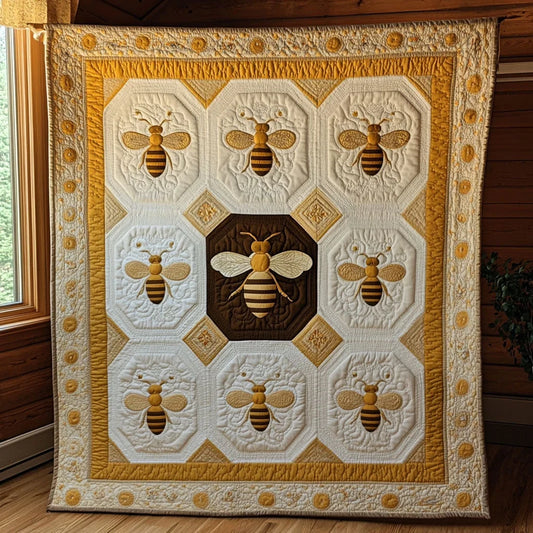 Hive Patch Quilt Blanket