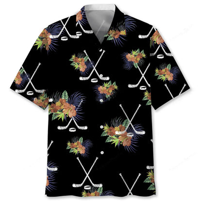 Hockey Hawaiian Nature Hawaiian Shirt