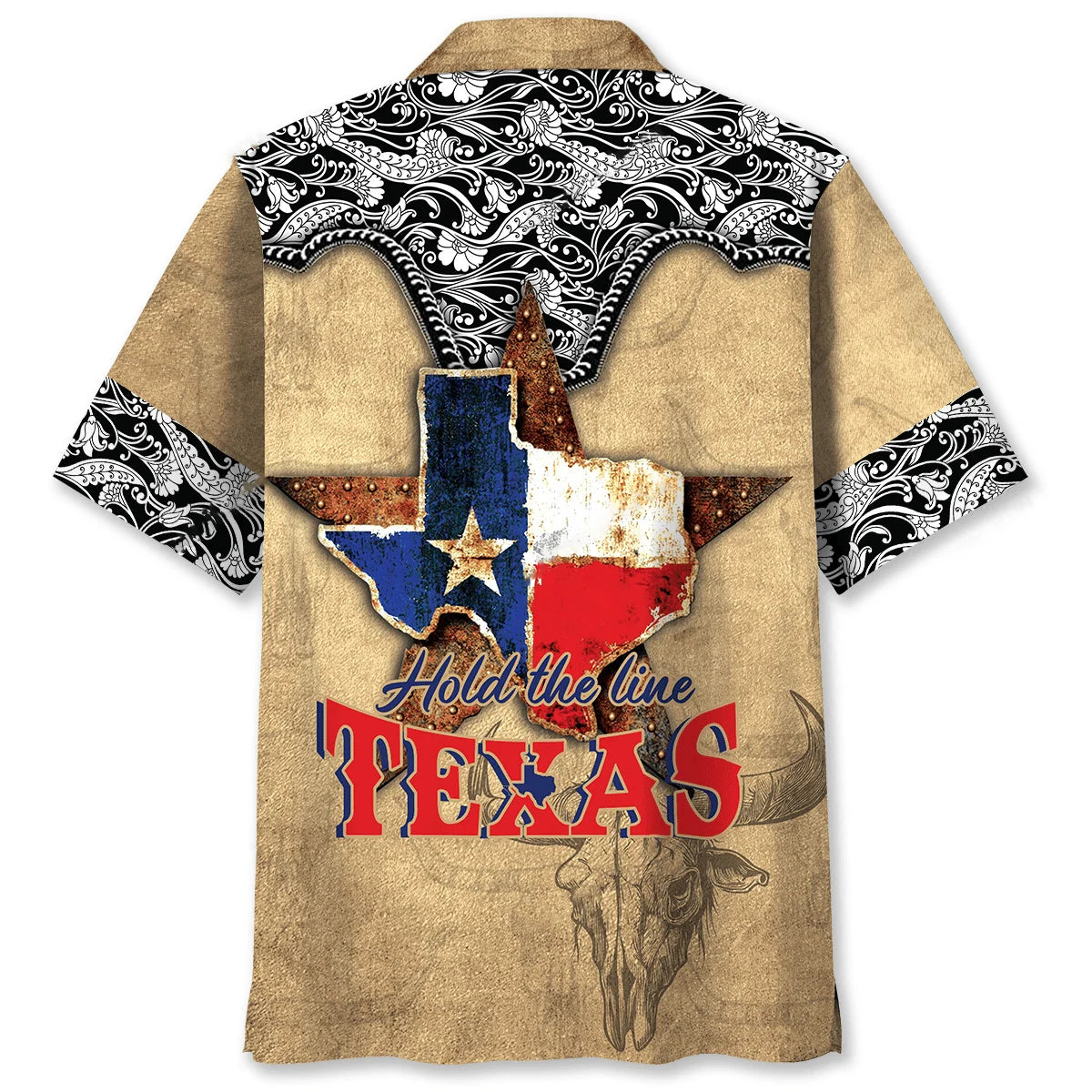 Hold the Line Texas Hawaiian Shirt