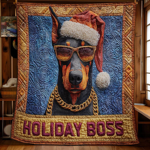 Holiday Boss Quilt Blanket