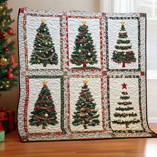 Holiday Branch Quilt Blanket