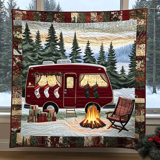 Holiday Camper Quilt Blanket