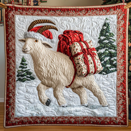 Holiday Delivery Run Quilt Blanket