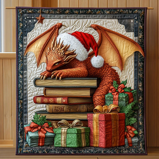 Holiday Dragon Quilt Blanket