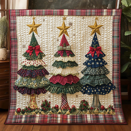 Holiday Patchwork Quilt Blanket