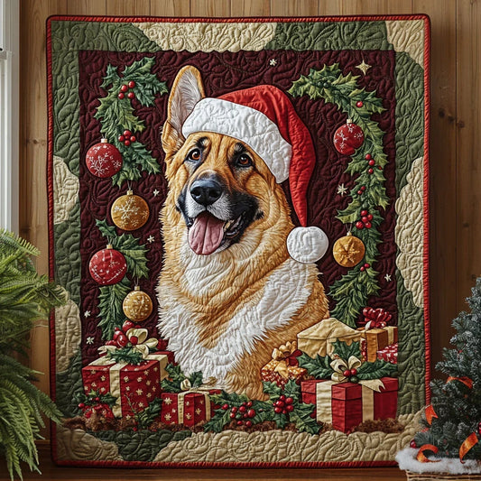 Holiday Patrol Quilt Blanket