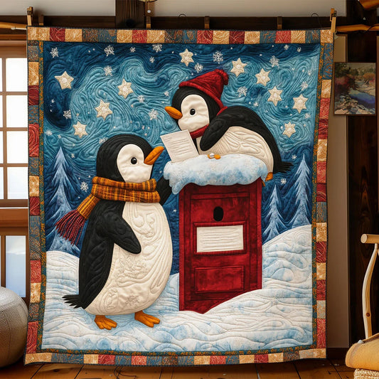 Holiday Post Quilt Blanket