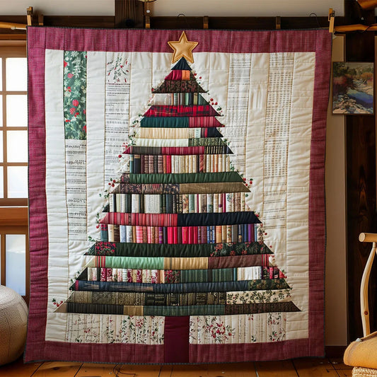 Holiday Story Book Quilt Blanket