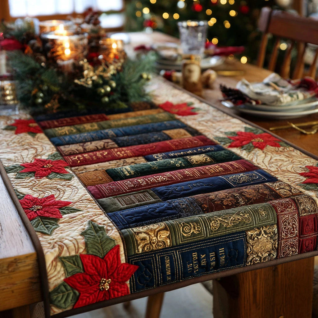 Holiday Tomescape Quilted Table Runner