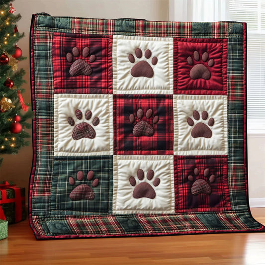Holiday Tracks Quilt Blanket