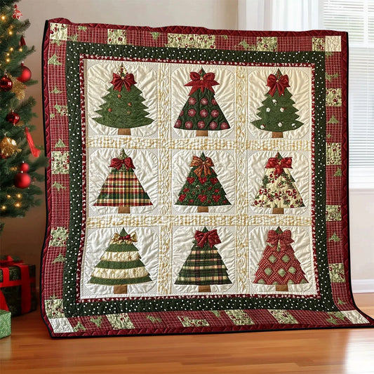 Holiday Tree Quilt Blanket