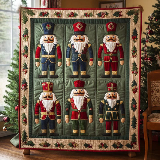 Holiday Troop Quilt Blanket