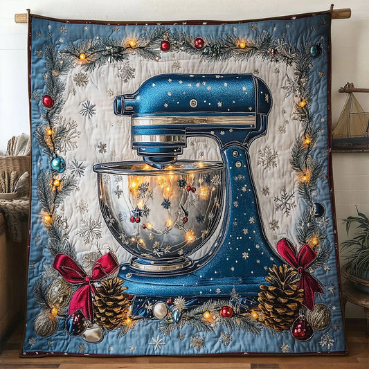 Holly Cream Flour Mixer Machine Quilt Blanket