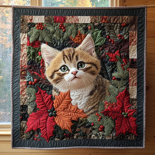 Holly Kitty Quilt Blanket