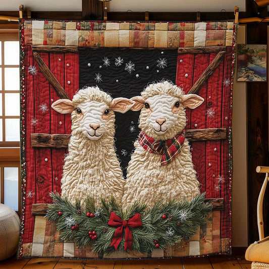 Holly Neck Sheep Quilt Blanket