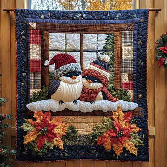 Holly Nest Quilt Blanket