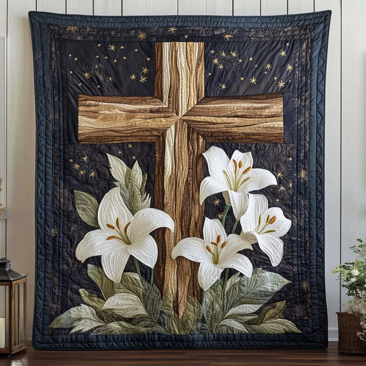 Holy Blossom Quilt Blanket