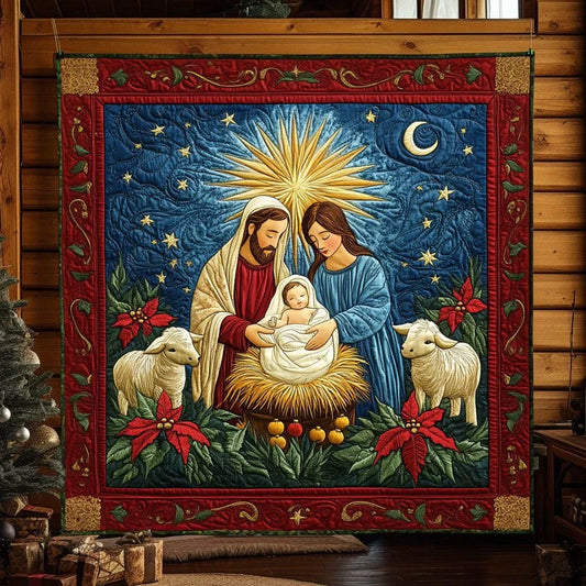 Holy Family Quilt Blanket