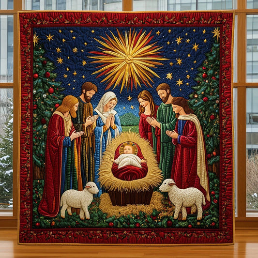 Holy Night Quilt Blanket