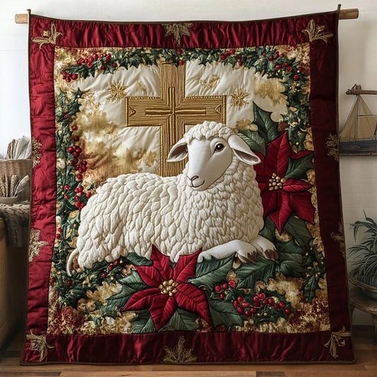 Holy Sheep Quilt Blanket