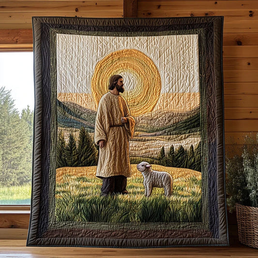 Holy Shepherd Quilt Blanket