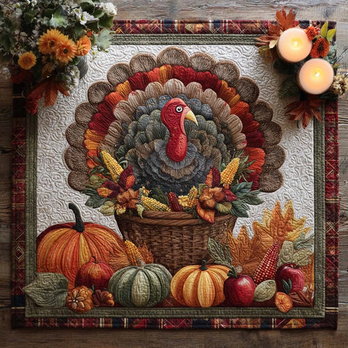 Home for the Harvest Quilted Table Topper