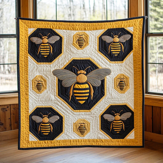 Honey Bee Quilt Blanket