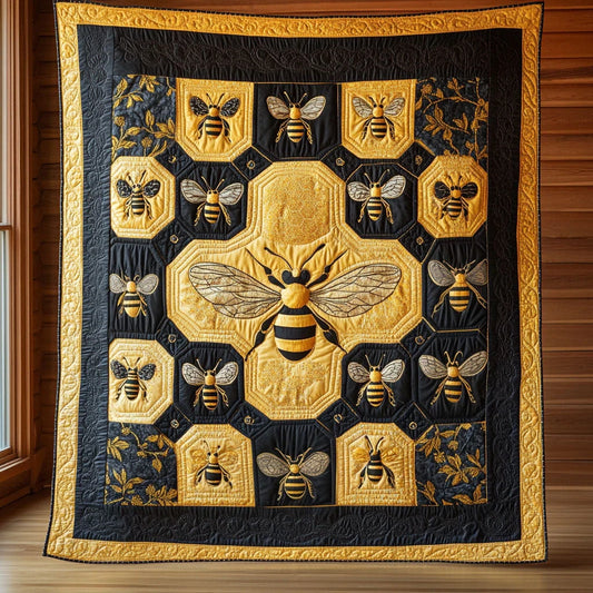 Honey Cells Cp151107cl Quilt Blanket