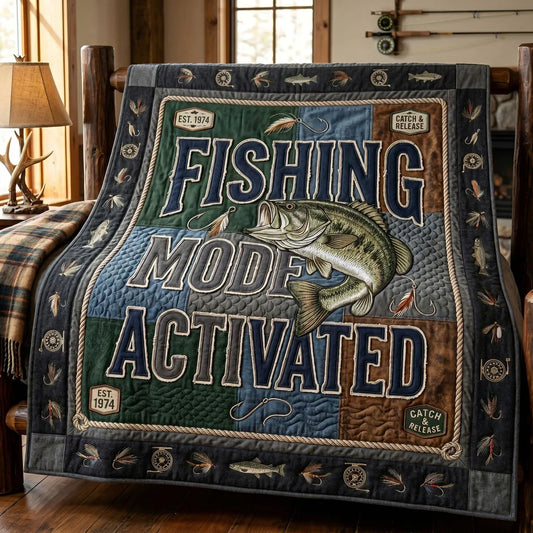 Hooked Adventure Quilt Blanket