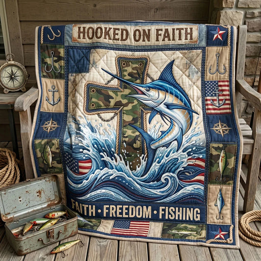 Hooked On Faith Marlin Quilt Blanket