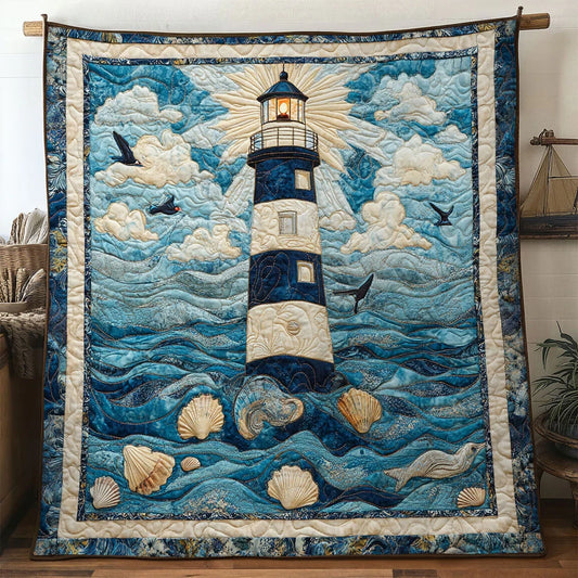 Horizon Lighthouse Quilt Blanket