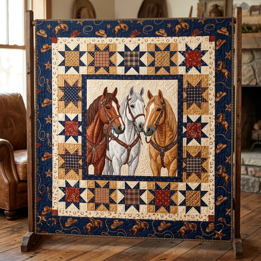 Horse Lovers Quilt Blanket