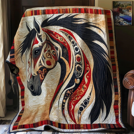 Horse Spirit Mirage Quilt Blanket