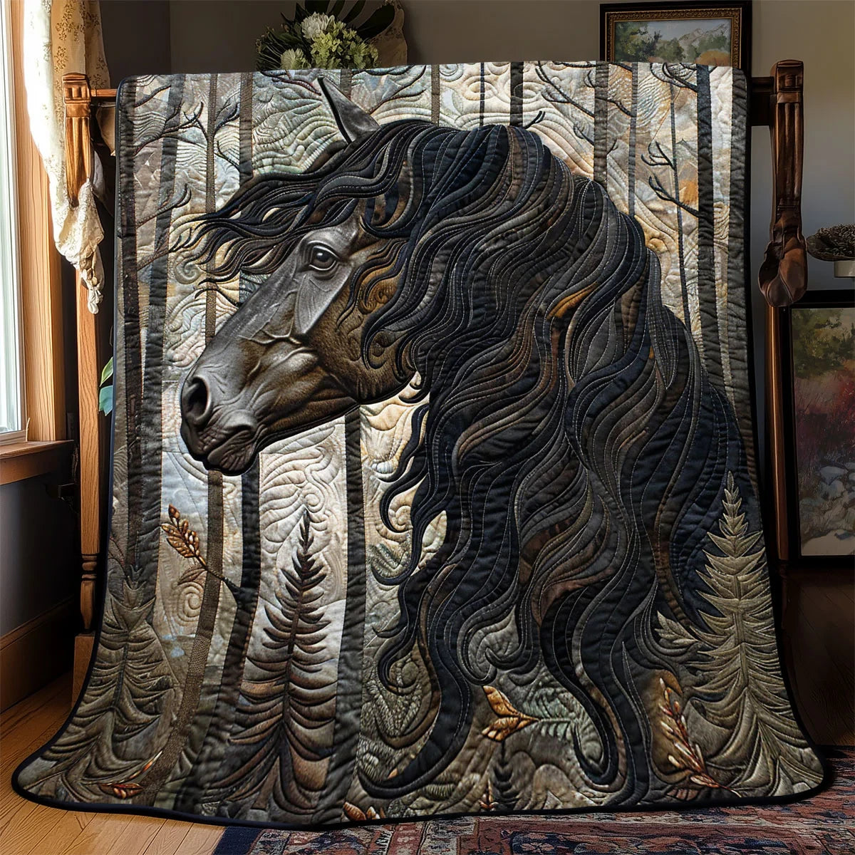 Horse Quilt Blanket