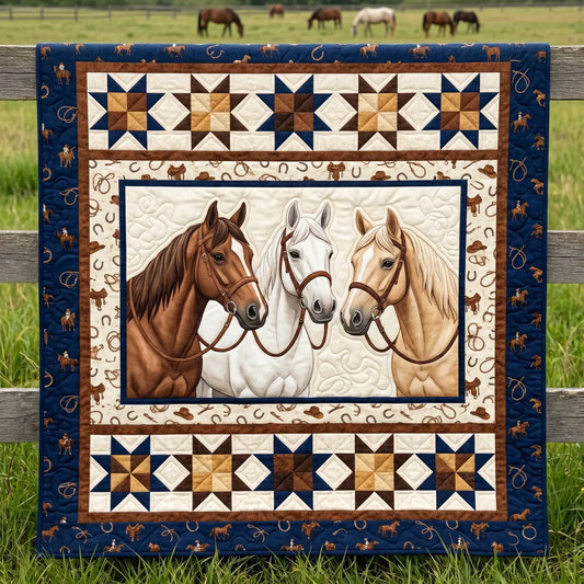 Horse Quilt Blanket