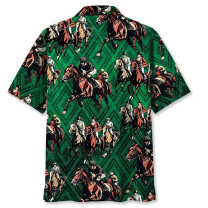 Horse Racing Old Century Hawaiian Shirt