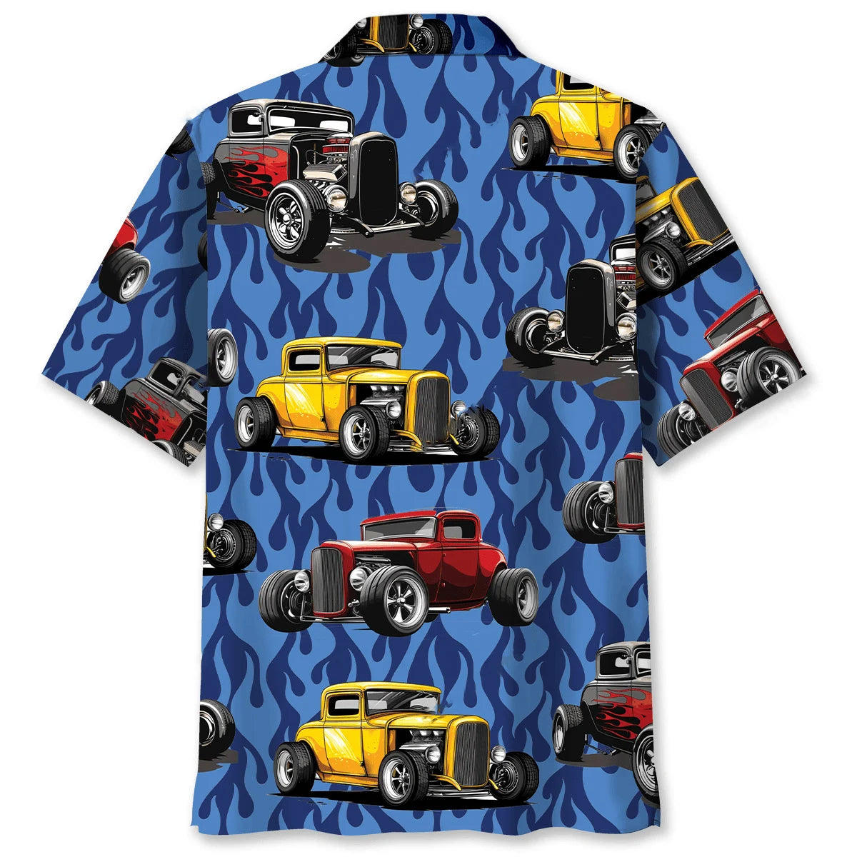 Rod Blue Fire Hawaiian Shirt