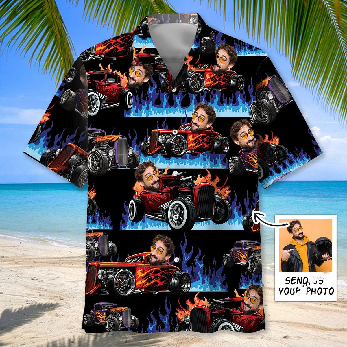 Rod Custom Photo Hawaiian Shirt