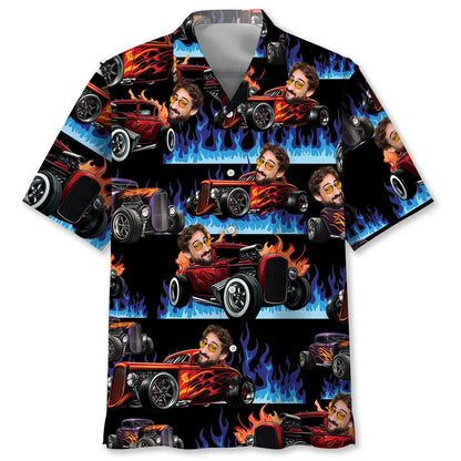 Rod Custom Photo Hawaiian Shirt