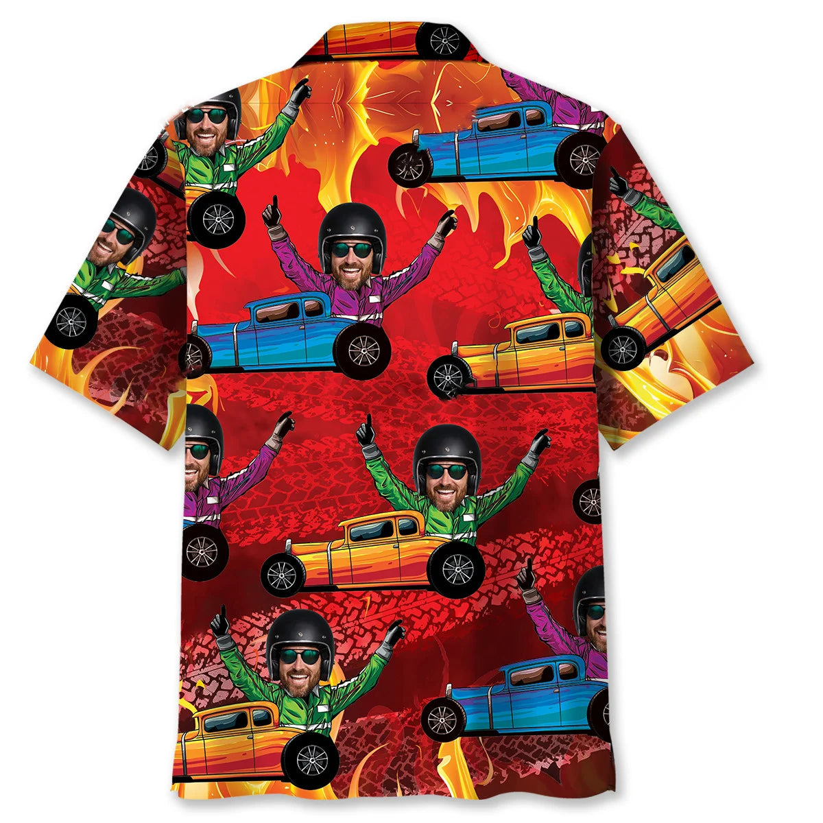 Rod Racing Custom Photo Hawaiian Shirt