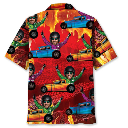 Rod Racing Custom Photo Hawaiian Shirt